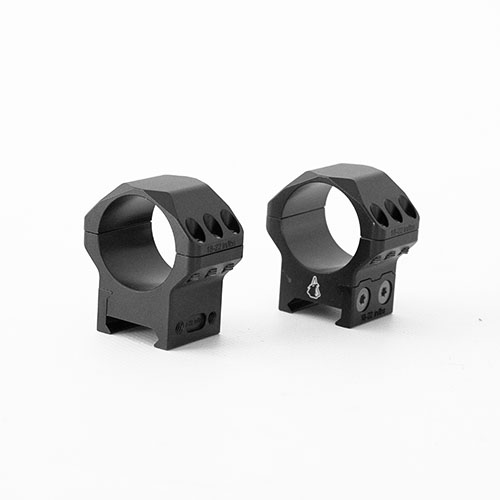 Zestaw pierścieni montażowych Prussia Precision 30mm oferuje solidne połączenie optyki z bronią, precyzyjne wykonanie oraz możliwość wyboru wysokości montażu.